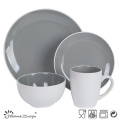 Steingut Bicolor Dinner Set